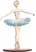 Набор для творчества из фанеры Чарівна Мить F-048 Украшение Балерина Аллегро