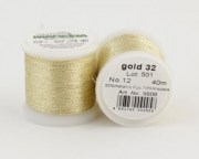 Металлизированная нить Madeira gold 32 для вышивки и плетения