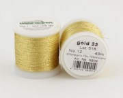 Металлизированная нить Madeira gold 33 для вышивки и плетения