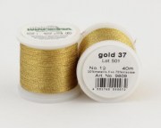 Металлизированная нить Madeira gold 37 для вышивки и плетения
