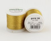Металлизированная нить Madeira gold 38 для вышивки и плетения