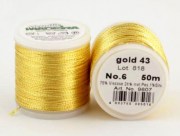Metallic золото для вышивки и плетения