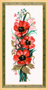 Набор для вышивания крестиком Чаровница N-3116 Букет тюльпанов