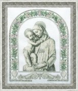 Набор для вышивки крестиком, 405 Мадонна с младенцем Андреа де ла Роббиа