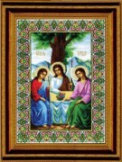 Набор для вышивки крестиком Чарівна Мить 344 Икона Пресвятой Троицы 