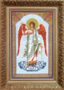 Набор для вышивки крестиком Чарівна Мить 482, Икона Ангел Хранитель 