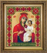 Набор для вышивки крестиком Чарівна Мить А-102 Икона Образ Пресвятой Богородицы Избавительница 