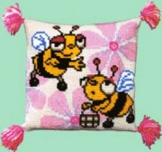 Набор для вышивки подушки Чарівна Мить РТ-111 Пчелки