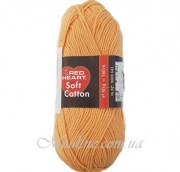 Пряжа для вязания Soft Cotton 08358 желтый