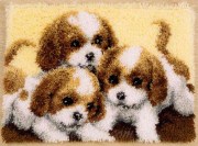 Набор для вышивания Вервако Коврик Three Puppies / Три щенка PN-0147227
