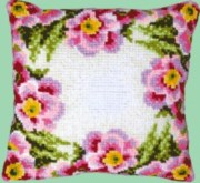 Набор для вышивки подушки Чарівна Мить РТ-114 Цветы