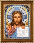 Рисунок на ткани для вышивания бисером Новая Слобода 1201 Христос Спаситель