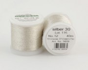 Металлизированная нить Madeira silver 30 для вышивки и плетения