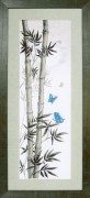 ВТ-074 Набір для вишивання хрестиком Crystal Art "Метелики у стеблях бамбука"
