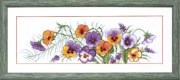 ВТ-116 Набір для вишивання хрестиком Crystal Art "Вальс квітів"