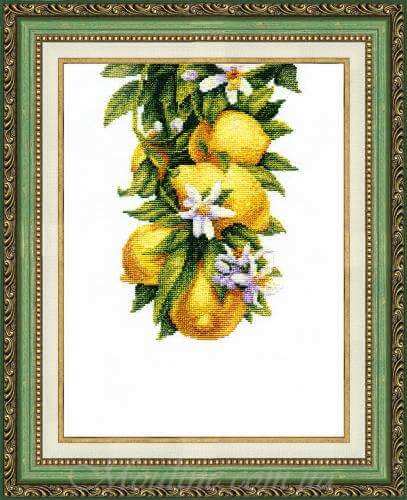 Набор для вышивания крестом Crystal Art Полезные лимоны ВТ-136