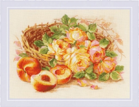 Набор для вышивания Riolis 1827 Сочный персик