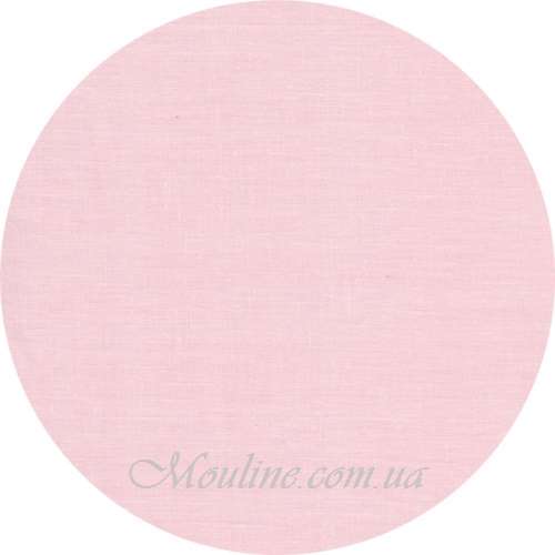 Ткань для вышивания Лен Zweigart Kingston 56 цвет 3325/4064 пудровый розовый / Powder rose