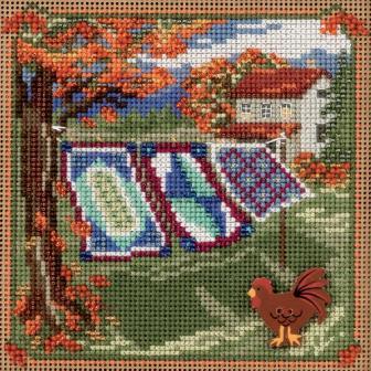 Набор для вышивания Милл Хилл Country Quilts MH141621