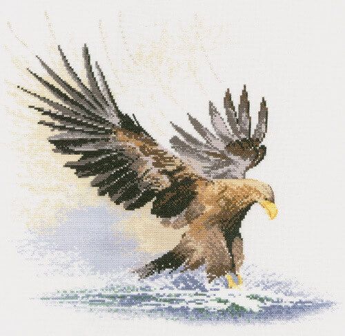 Набор для вышивания крестом Орел в полете / Eagle in Flight Heritage H481