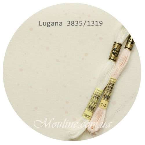 Цвайгарт Лугана 25 1319 молочный с пудрово-розовыми брызгами