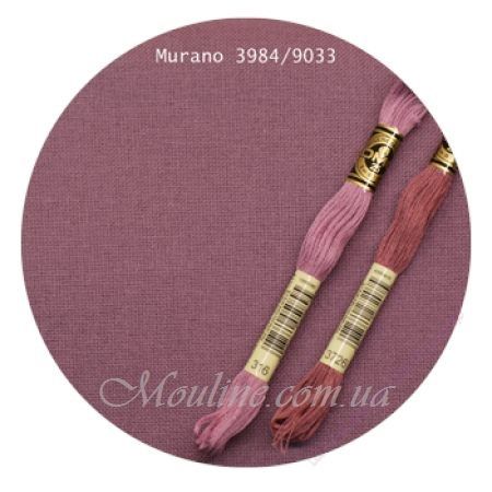Ткань равномерного переплетения Zweigart Murano Lugana 32 сливовый 9033