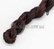 Шнур коричневый для плетения браслетов шамбалы 