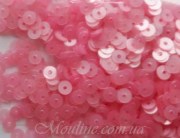 Пайетки плоские для рукоделия 4 мм 2011D1 розовый