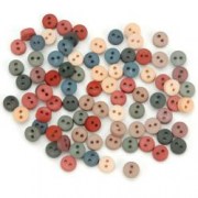 Декоративные пуговицы Tiny Round Buttons - Country 1346