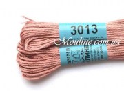 Нитки мулине Гамма 3013 для вышивания грязно-розовый