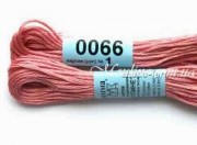 Нитки мулине Гамма 0066, для вышивания крестиком розовый