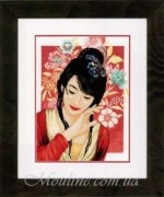 Lanarte PN-0149999 вышивка крестом Asian Flower Girl 