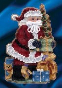 Набор для вышивания Милл Хилл MH204301 Веселый Санта 