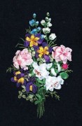 Набор для вышивки лентами Panna Праздник цветов Ц-1046