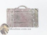 Подвеска бижутерная - шармик Чемодан 519 серебро