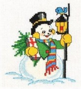 Набор для вышивания Повитруля П1 032 Снеговик