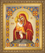 СБИ-1003 Схема для вышивания бисером Икона Божьей Матери Почаевская