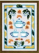 Набор для вышивания Чарівниця N-2605 Чайный натюрморт с лимонами