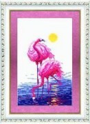 Набор для вышивания Чарівна Мить 151 Фламинго