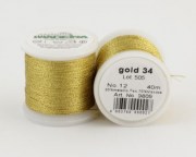 Металлизированная нить Madeira gold 34 для вышивки и плетения