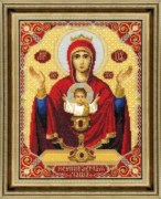 Набор для вышивки крестиком Чарівна Мить 324 Икона Пресвятой Богородицы Неупиваемая Чаша 