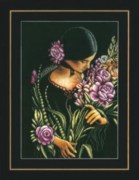 Вышивка PN-0165378 Lanarte Woman & flowers / Женщина и цветы