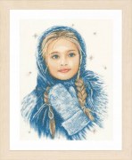 Вышивка крестом Lanarte Winter Girl / Зимняя девушка